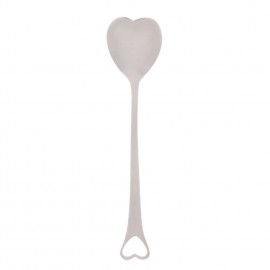 Creative Stainless Steel Heart-shaped Tableware Spoon Coffee Stirring Spoon