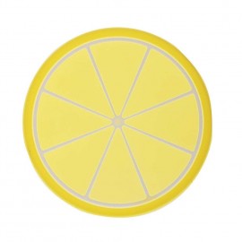 Silicone Non-Slip Fruit Pattern Placemat Round Insulation Table Cup Pad